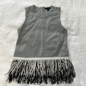 JCrew Fringe Top